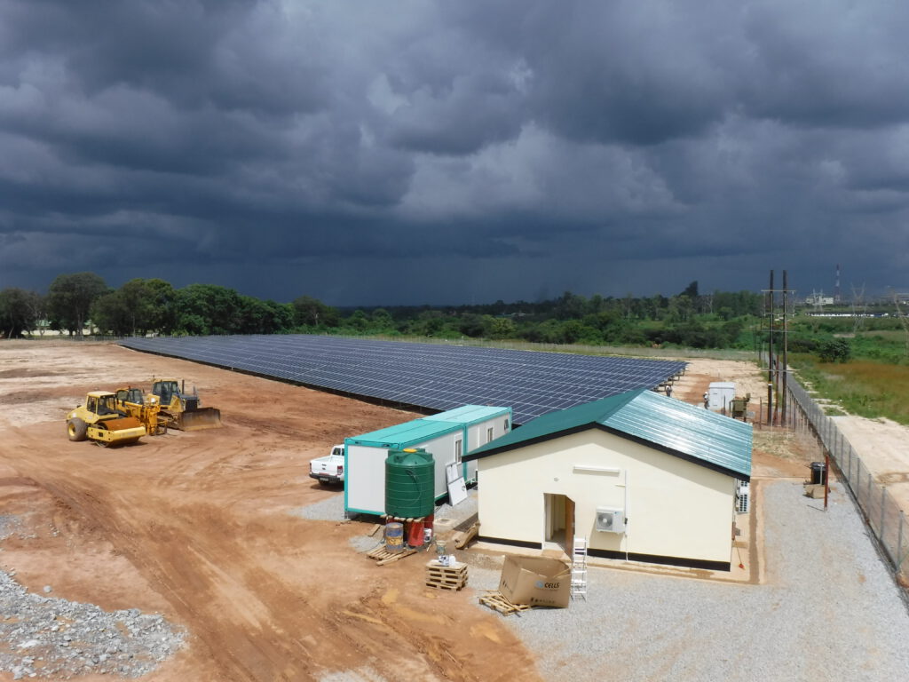 First Megawatt solar plant in Zambia nearing completion