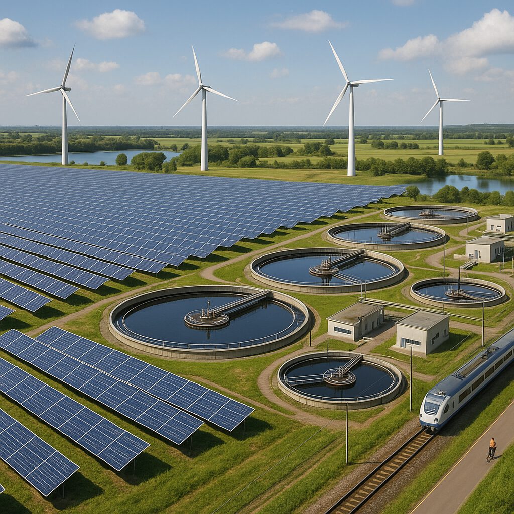 Haas IDC Landscape with renewables, water management and mobility features